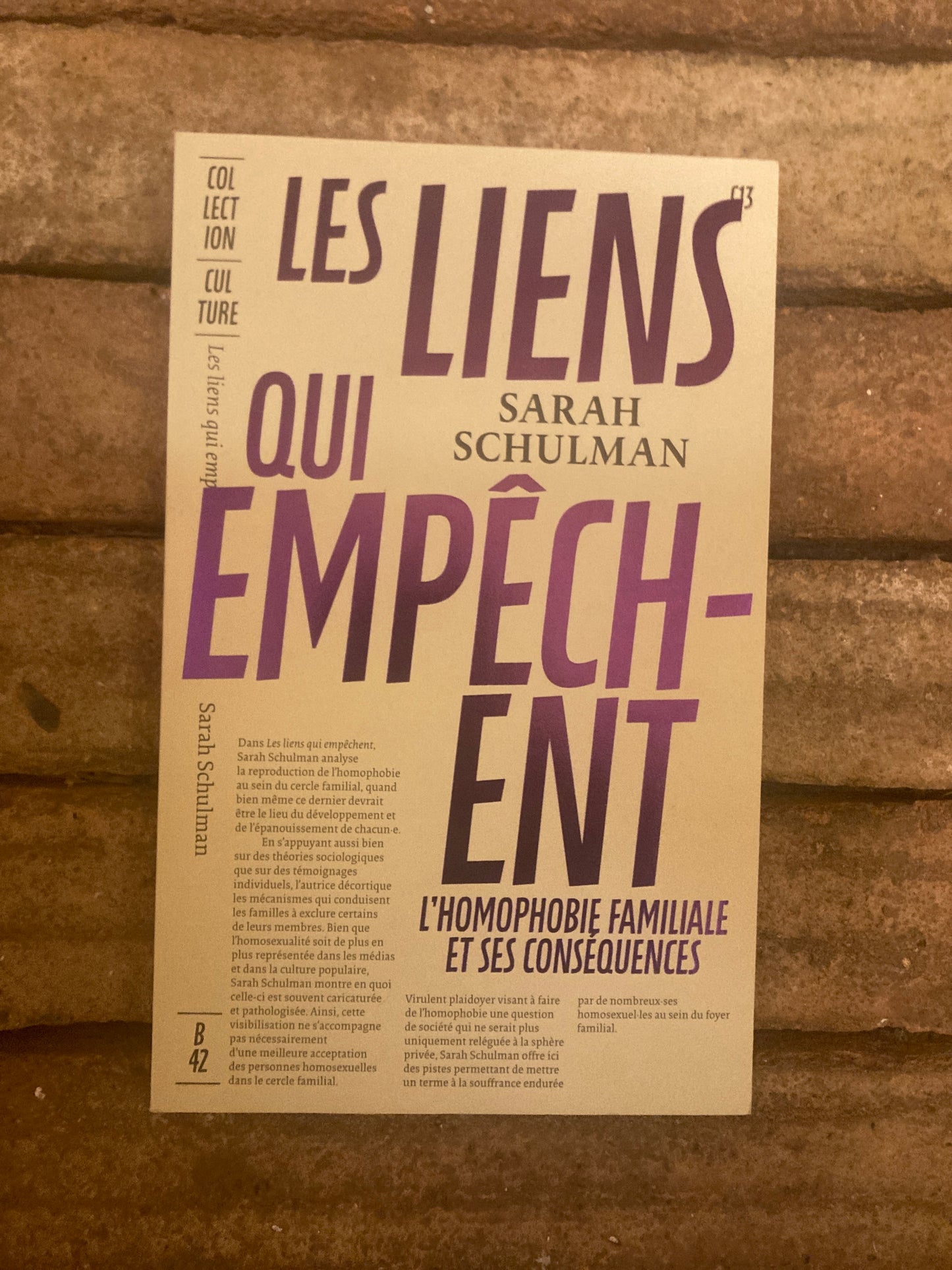 Les liens qui empêchent