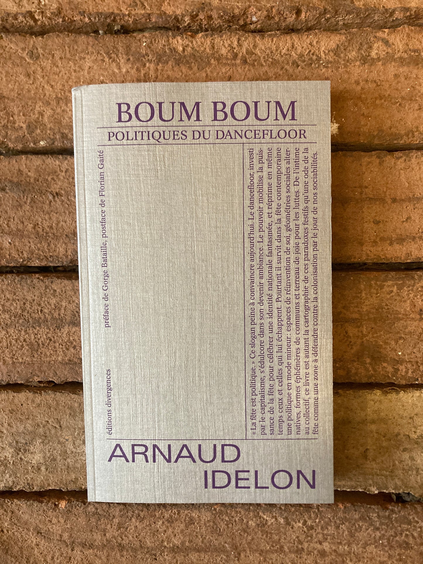Boum Boum: Politiques du dancefloor