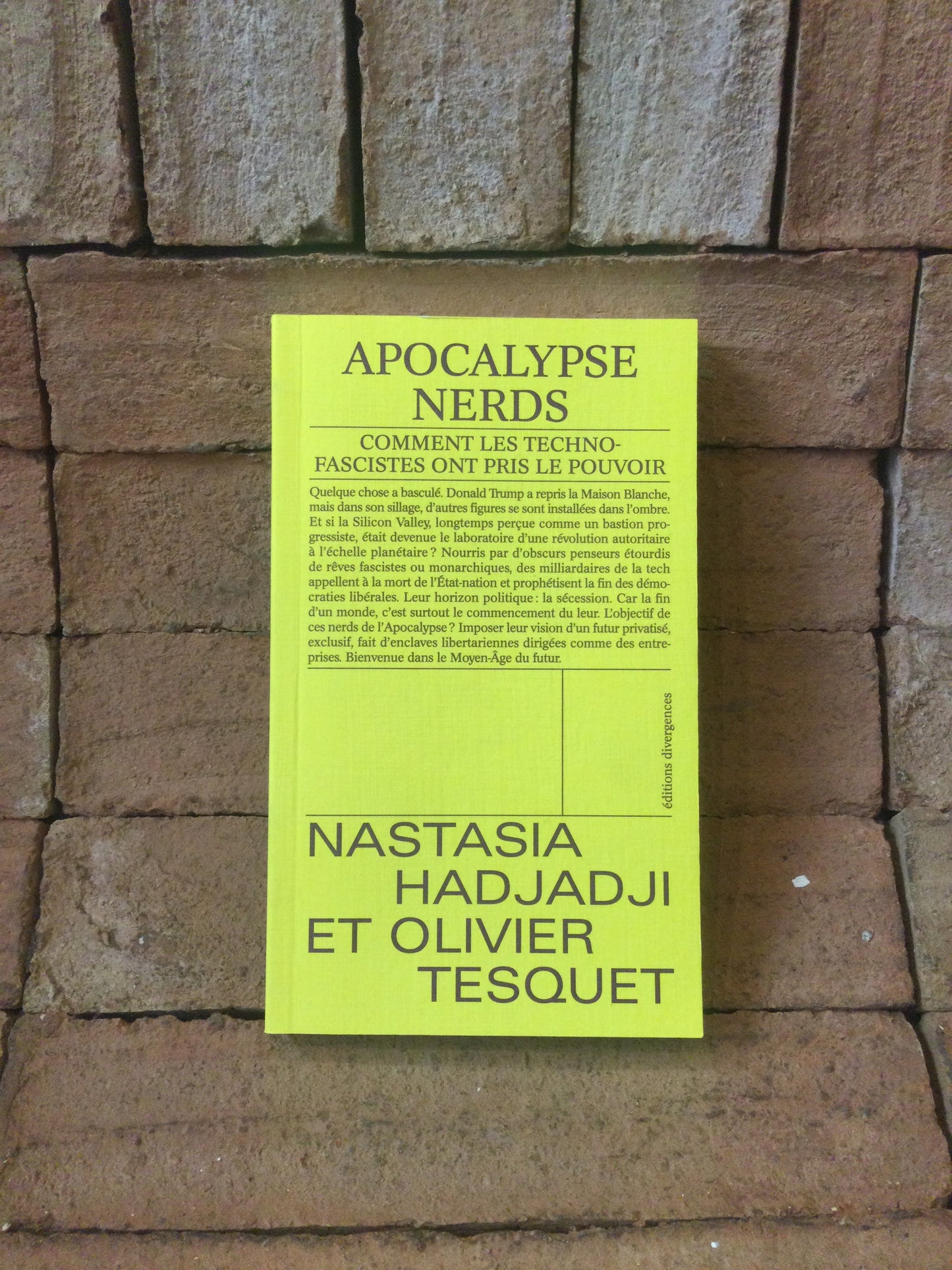 Apocalypse Nerds: Comment les Technofascistes ont pris le pouvoir