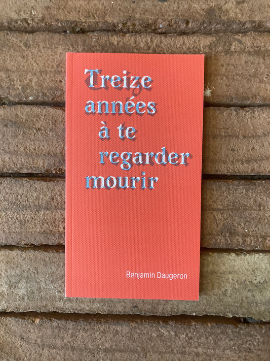 Treize années à te regarder mourir