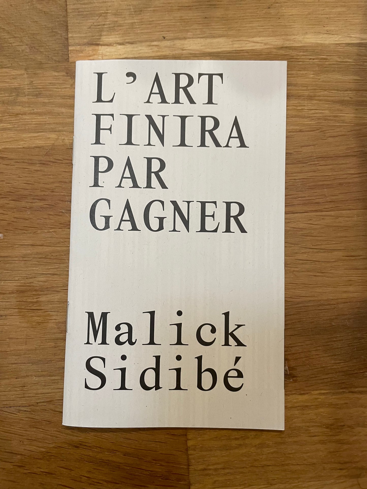 L'art finira par gagner